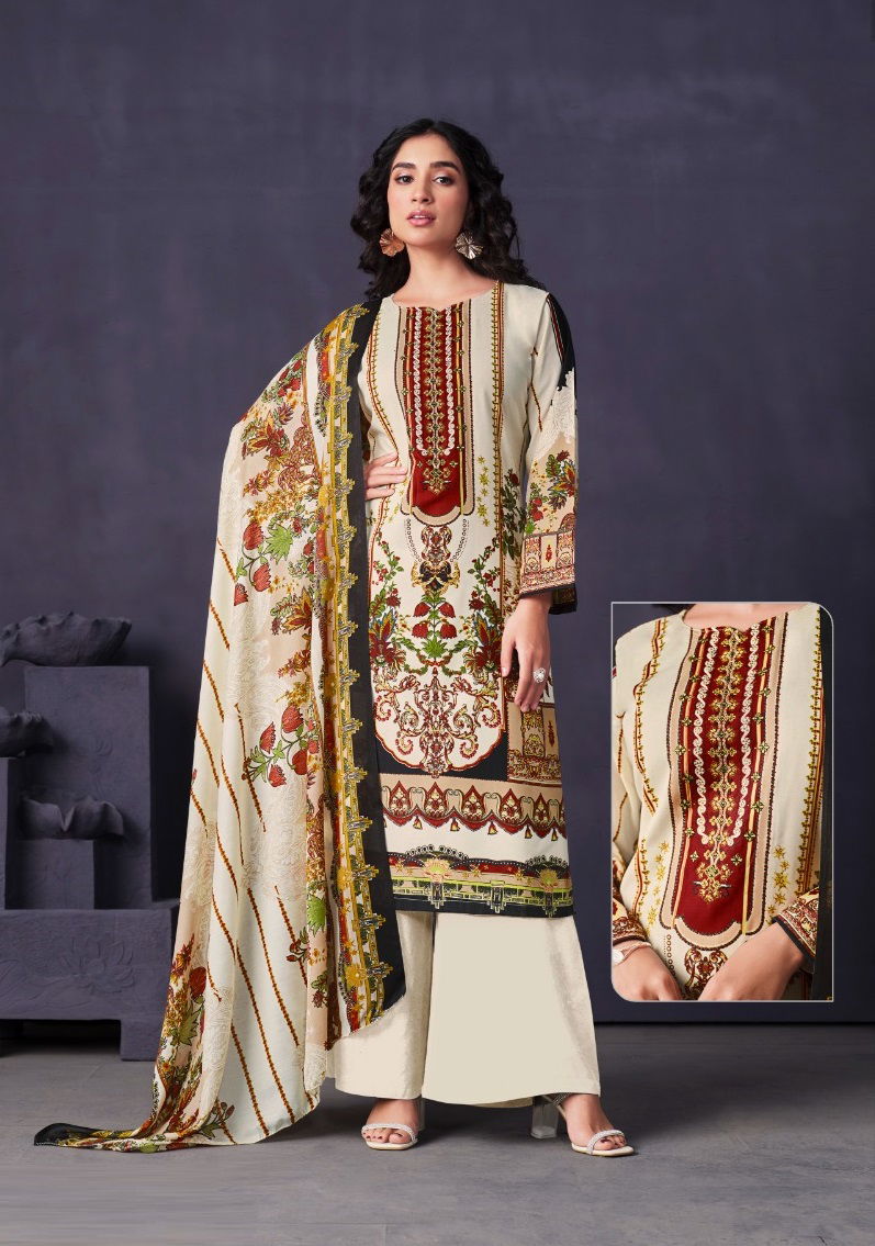 Mareena Vol 12 By Romani Cotton Dress Material Catalog
